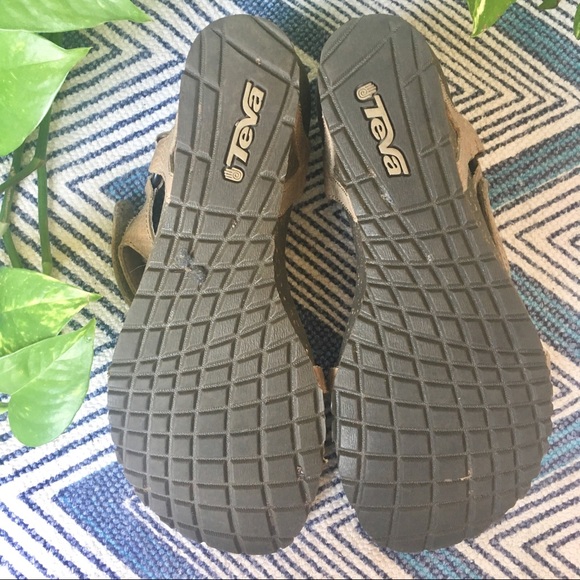 TEVA Cabrillo Universal Wedge Leather Sandal 6.5 - Picture 7 of 8